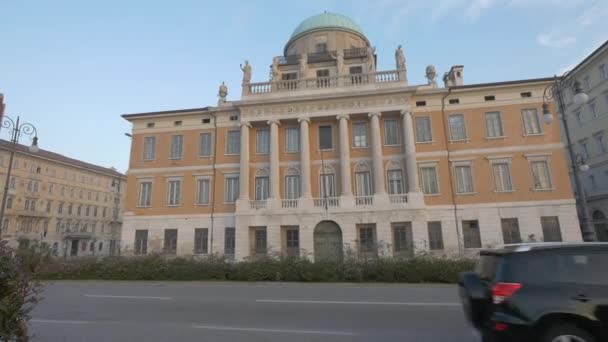 Palazzo Carciotti Trieste — Vídeo de Stock