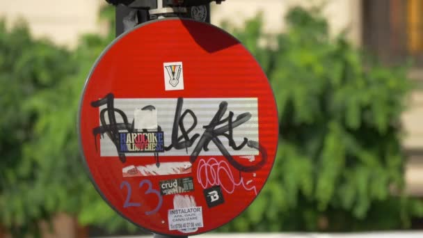 街道上的涂鸦 — 图库视频影像