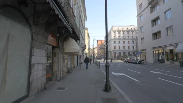 Corso Italia Trieste — Vídeo de Stock
