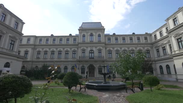 Museo Colección Arte Bucarest — Vídeo de stock