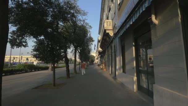 Trieste Caddesi Trieste Talya — Stok video