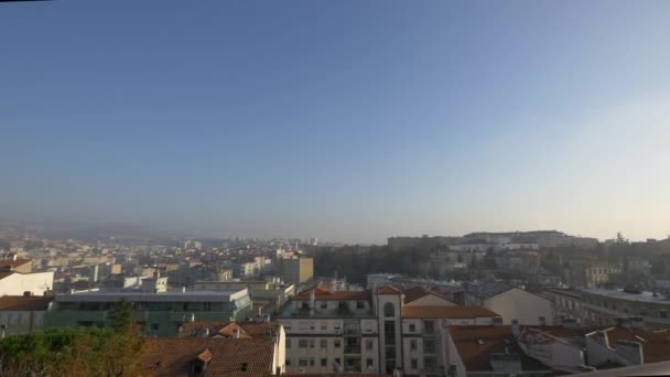 Trieste Sett Utifrån Castello San Giusto — Stockvideo