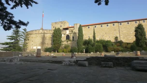 Saint Giusto城堡 — 图库视频影像