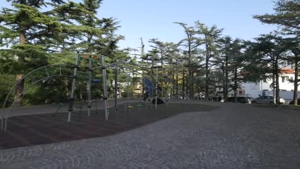 Tempat Bermain Parco Della Rimembranza — Stok Video