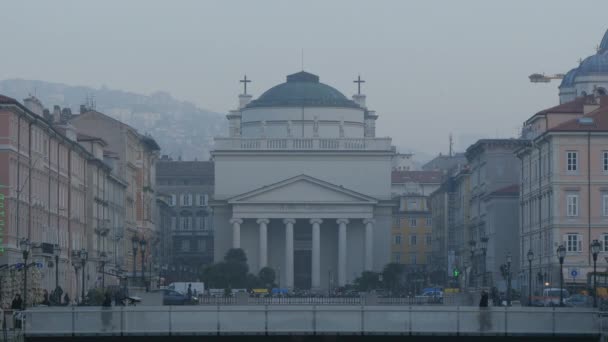 Gereja Sant Antonio Taumaturgo Trieste — Stok Video