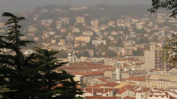 Vista Ciudad Trieste — Vídeo de stock