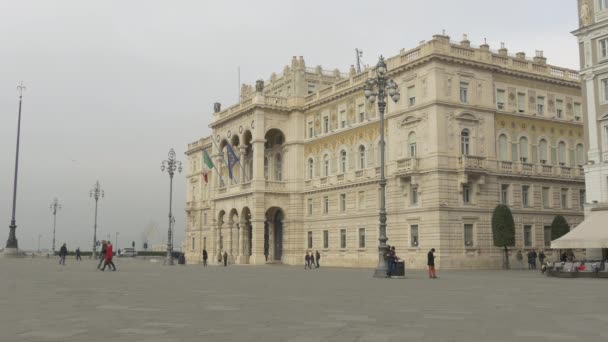 Palazzo Della Prefettura Trieste — Videoclip de stoc