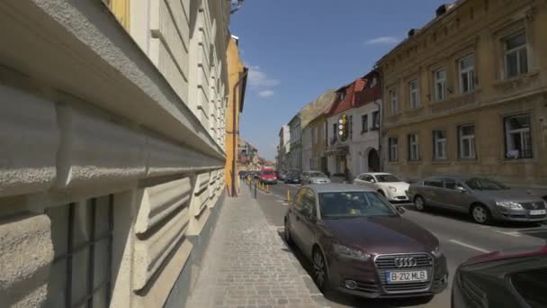 Automobili Sulla Strada Del Castello — Video Stock