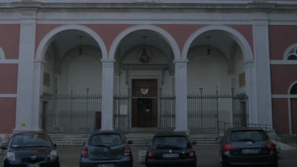 Incline Igreja Saint Apollinare Trieste — Vídeo de Stock