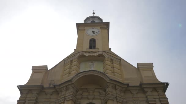 Top Van Sint Pieters Pauluskerk Brasov — Stockvideo