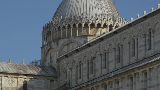 Catedral Pisa Con Cúpula — Vídeos de Stock