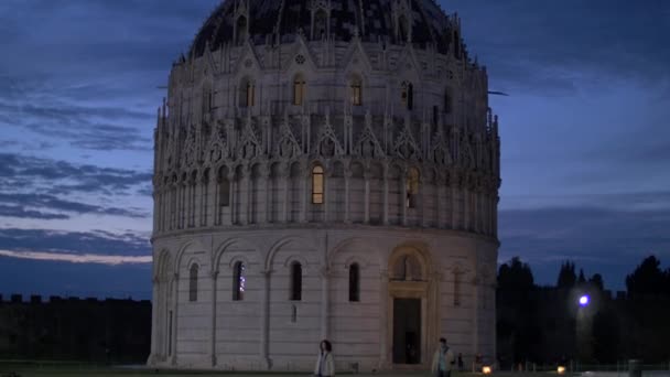 Aziz John Vaftizhanesi Pisa — Stok video