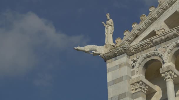 Gárgola Estatua Pared — Vídeos de Stock