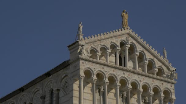 Parte Superior Catedral Pisa — Vídeos de Stock