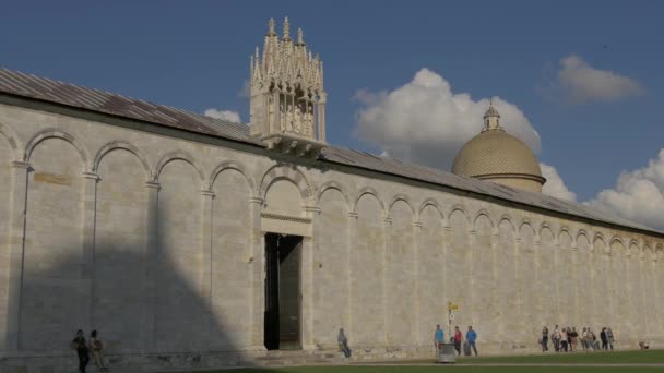 Ściana Camposanto Monumentale — Wideo stockowe