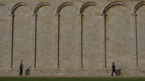 Muralla Camposanto Monumentale Pisa — Vídeo de stock