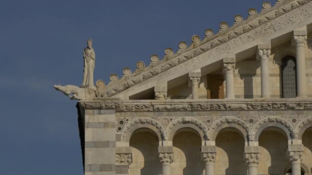 Estatua Cima Catedral Pisa — Vídeos de Stock