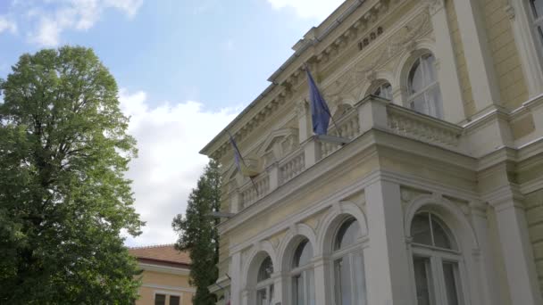 Vista Casa Brasov — Vídeo de stock