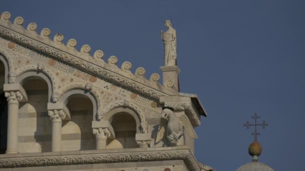 ピサ大聖堂の建築の詳細 — ストック動画