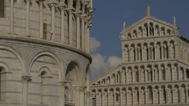 Baptisterio San Juan Catedral Pisa — Vídeo de stock