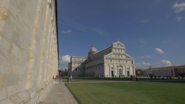 Piazza Del Duomo Daki Pisa Katedrali — Stok video