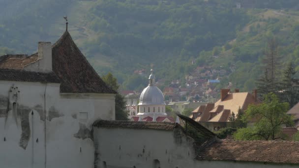 Muri Fortificazione Una Cupola Una Chiesa — Video Stock