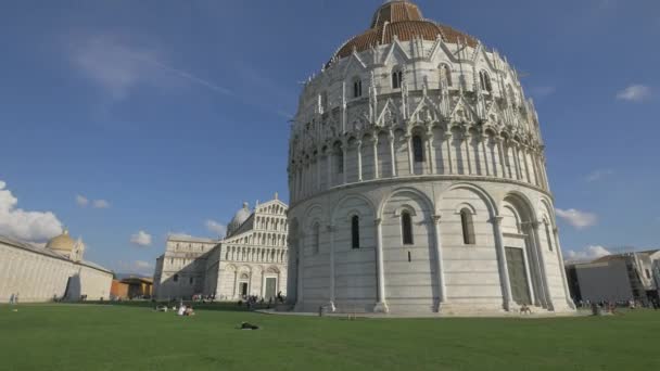 Battistero San Giovanni Pisa — Video Stock