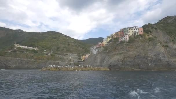 Byn Cinque Terre — Stockvideo