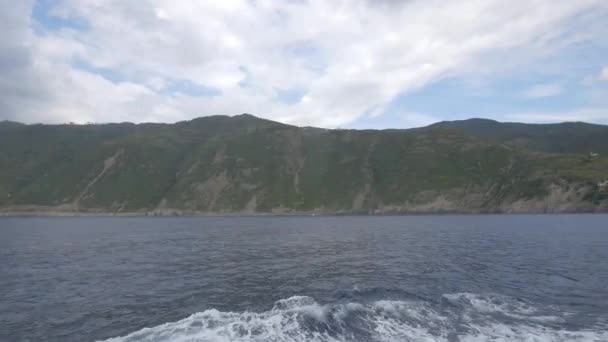 Берегова Лінія Національного Парку Cinque Terre — стокове відео