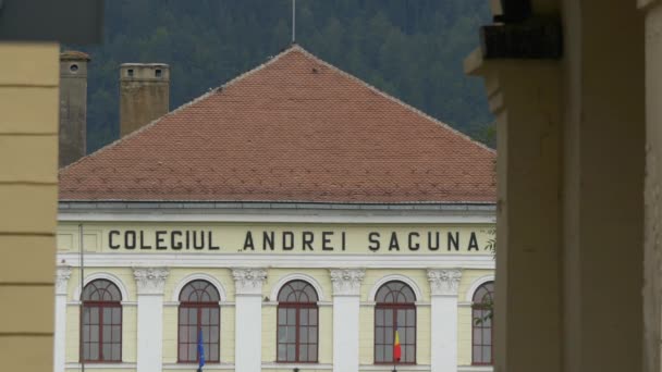 Liceo Andrei Saguna — Video Stock