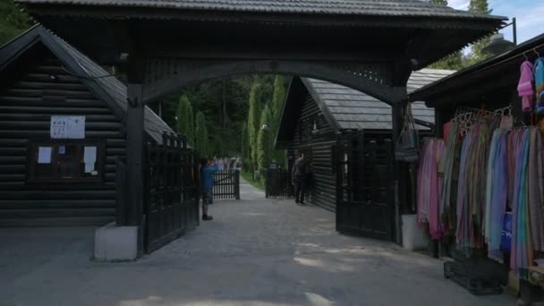 Bran城堡的入口 — 图库视频影像