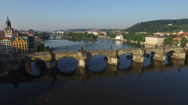 Erial Charles Bridge Bedrich Smetana Museum — 비디오