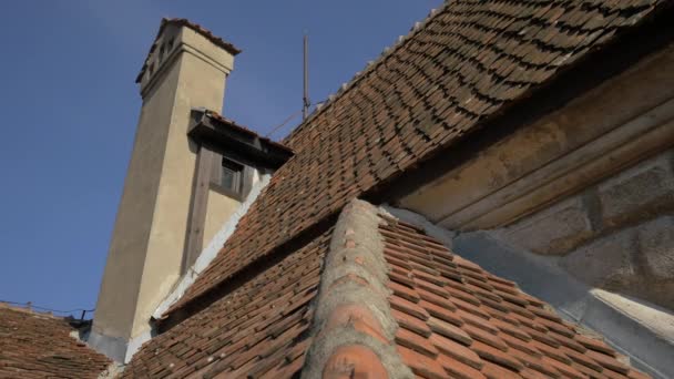 ブラン城の一つ屋根 — ストック動画