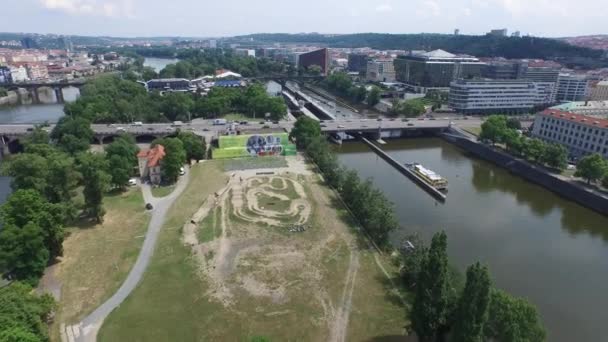 Vue Aérienne Île Stvanice — Video