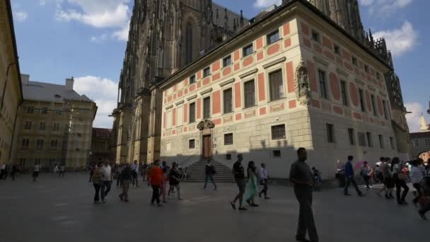 Passeggiate Vicino Alla Cattedrale San Vito — Video Stock