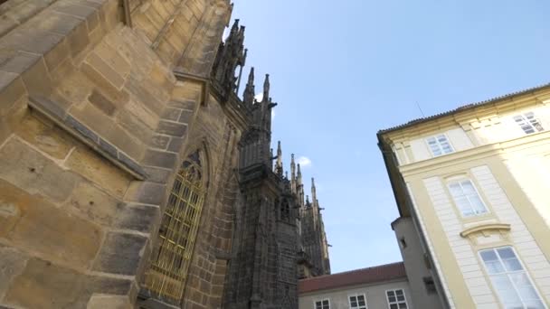 Bajo Ángulo Catedral San Vito — Vídeos de Stock