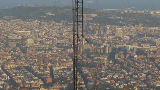 Panoramic View Barcelona — Stock Video