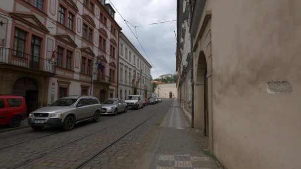 Letenska Straße Prag Tschechische Republik — Stockvideo