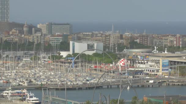 Βαρκελώνη Port Vell — Αρχείο Βίντεο