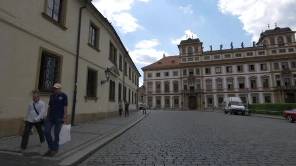 Toskánský Palác Praha Česká Republika — Stock video