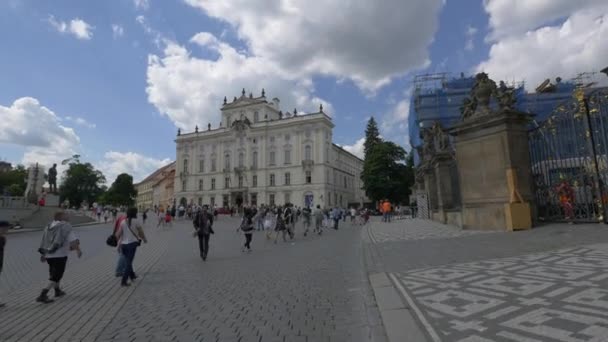 Palácio Arcebispo Praga — Vídeo de Stock