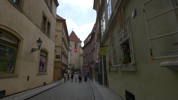 Lazenska Street Praga República Checa — Vídeo de Stock