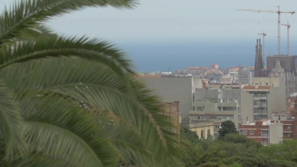 Vista Panorâmica Barcelona — Vídeo de Stock