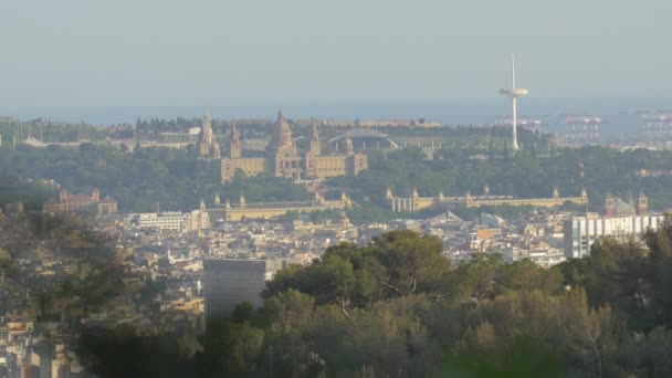 Barcelone Paysage Urbain Concept Voyage — Video