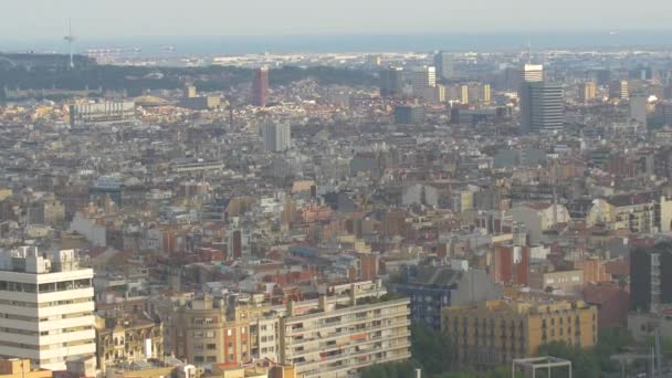Panoramic View Barcelona — Stock Video