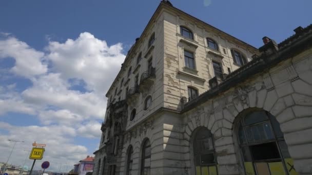 Antiguo Edificio Estación Tren — Vídeos de Stock