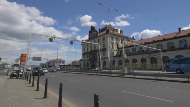 Edificio Estación Principal Tren — Vídeo de stock