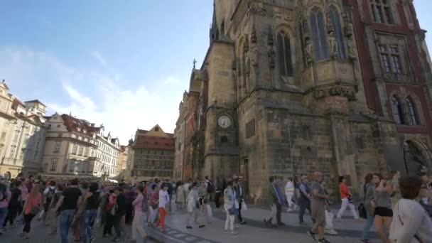 Walking Astronomical Clock — Stock Video