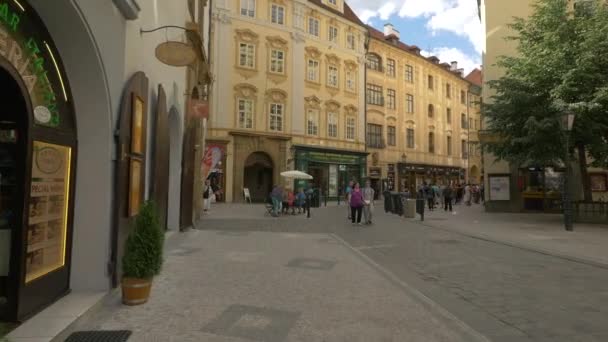 Melantrichova Street Praga Repubblica Ceca — Video Stock