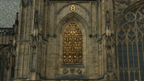 圣维多主教座堂的黄金细节 — 图库视频影像